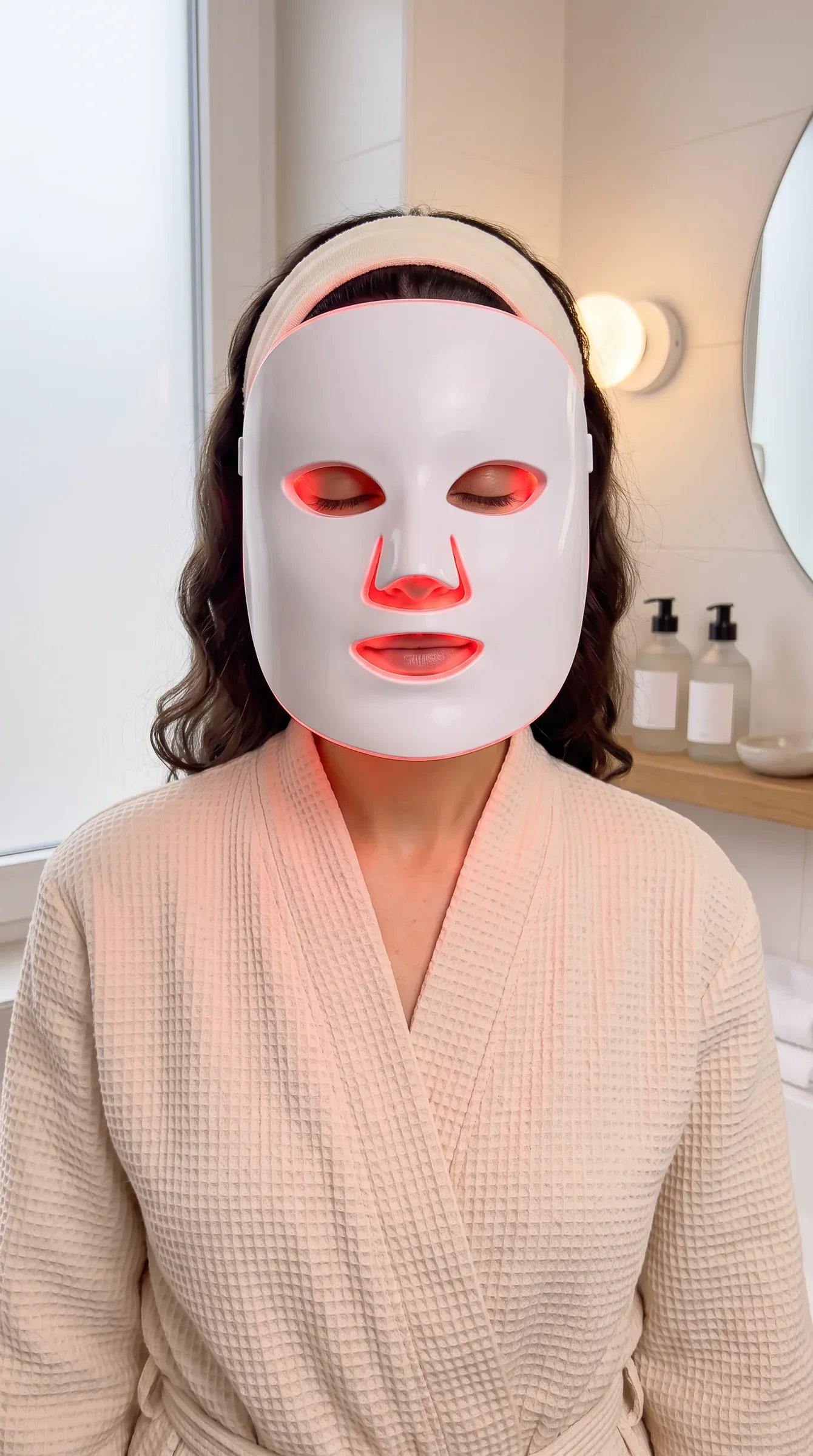 Clip 4: Eleni wears the glowing mask